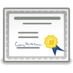 certificate icon